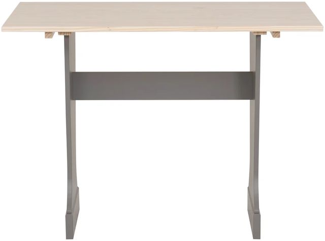 Linon Norah Gray/Maple Trestle Table-3