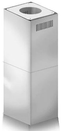 ZLINE 2 Piece 12" Stainless Steel Island Hood Extension Kit-0