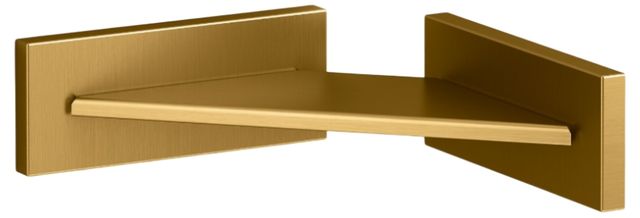 KOHLER® Square Vibrant Brushed Moderne Brass Foot Ledge-0