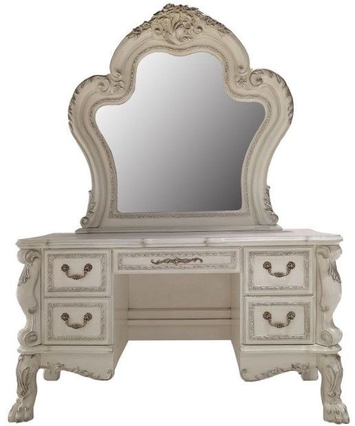 ACME Furniture Dresden Bone White Mirror-1