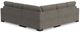 Charisma™ Willow Taupe Stationary Sectional-4
