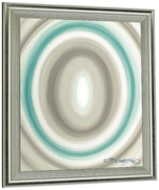 Classy Living Aqua Ripple Wall Art-0