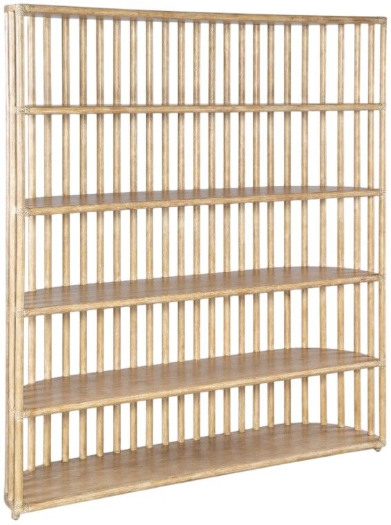 Hooker® Furniture Retreat Dune Slatted Bookcase-0