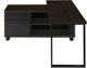 Monarch Specialties Inc. Black/Espresso L Shaped Computer Desk-1
