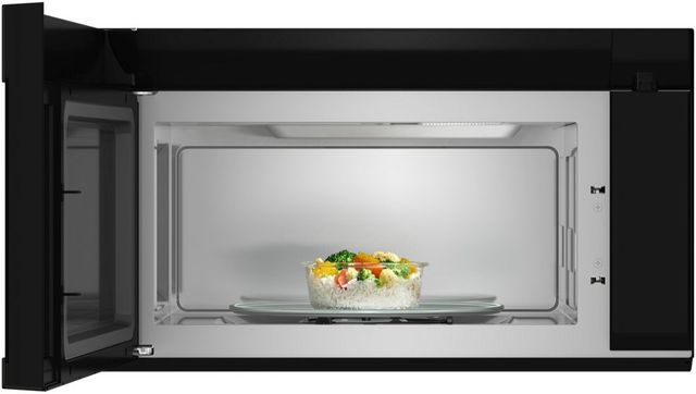 Whirlpool® 2.1 Cu. Ft. Fingerprint Resistant Black Stainless Steel Over the Range Microwave with Sensor Cooking and AccuPop™-1