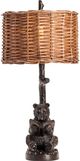 Crestview Collection Bear Knowledge Black Table Lamp-1