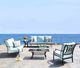 CabanaCoast® Customizable Verona Aluminum Outdoor Loveseat-4