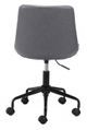 Zuo® Byron Gray Office Chair-3