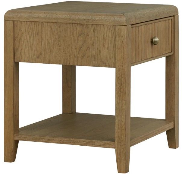 Flexsteel® Reed Driftwood Chairside Table-4