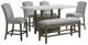 Steve Silver Co. Grayson 6-Piece Ash Gray/Driftwood/White Counter Set-0