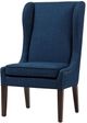 Olliix by Madison Park Navy Garbo Captains Dining Chair-0