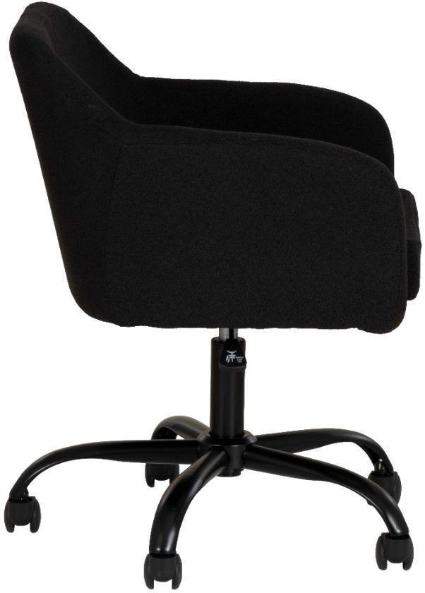 Linon Coco Black Office Chair-3