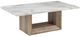 Global Furniture USA T02 White Coffee Table with Natural Base-2