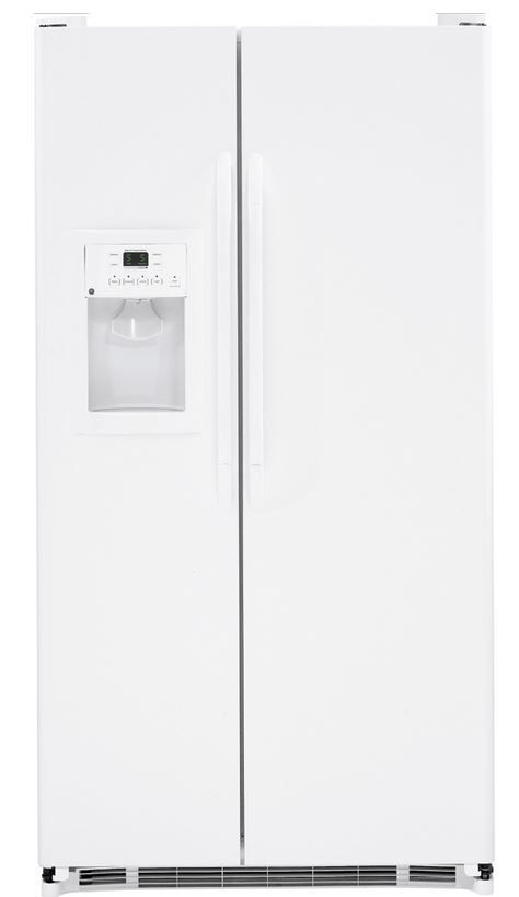 GE® 25.4 Cu. Ft. White Side-by-Side Refrigerator-0