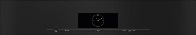 Miele 30" Obsidian Black Matte Single Electric Wall Oven -1