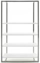 VIG Furniture Modrest Fauna Stainless Steel/White Bookshelf-1