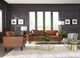Best® Home Furnishings Customizable Trafton Stationary Sofa with Dark Walnut Legs and Two Pillows-2