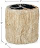Uttermost® Arco Petrified Wood Accent Table with Warm White Base-3
