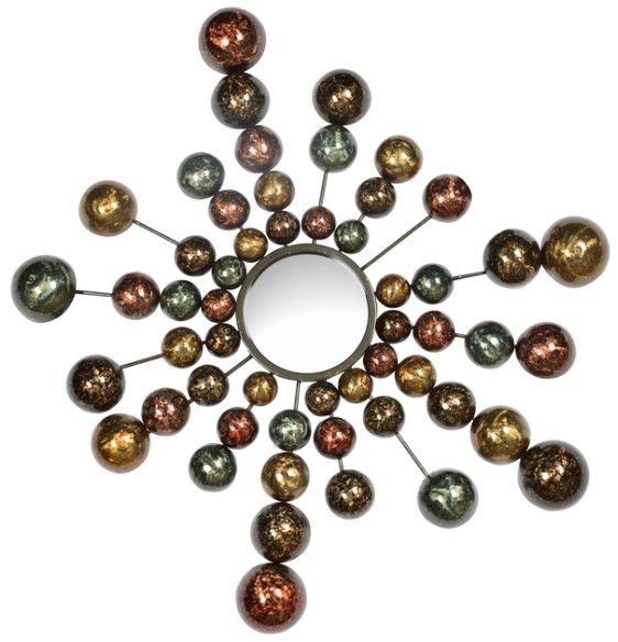 Classy Living Copper Starburst Decorative Wall Mirror-0