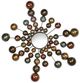 Classy Living Copper Starburst Decorative Wall Mirror-0