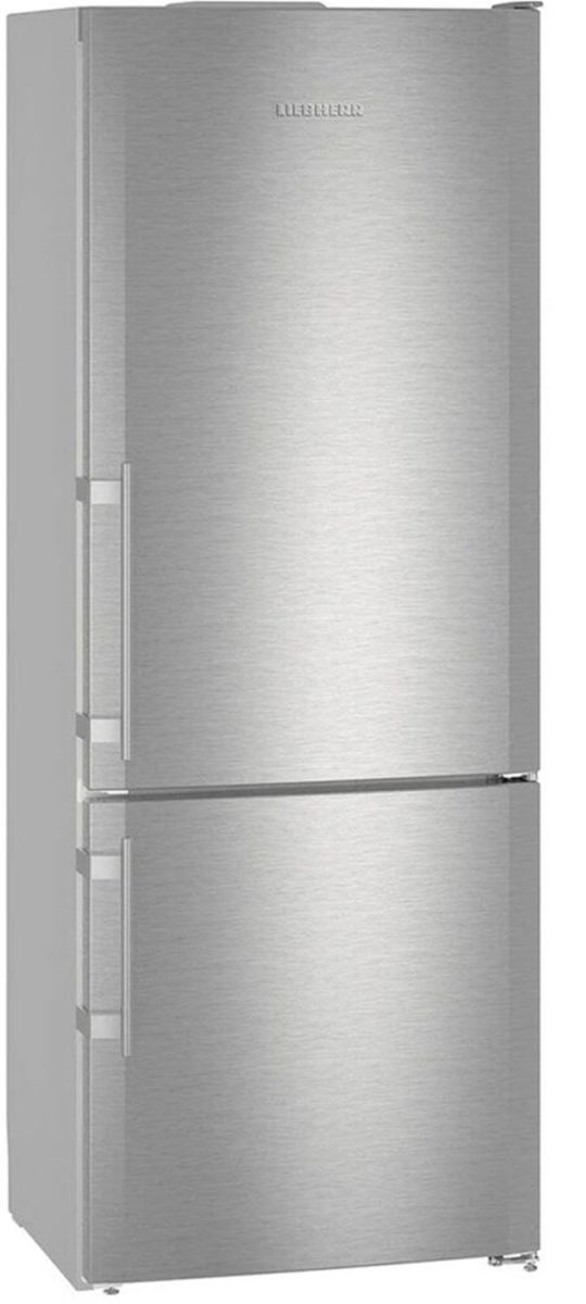 Liebherr 30 in. 16.8 Cu. Ft. SmartSteel Counter Depth Bottom Freezer Refrigerator-1