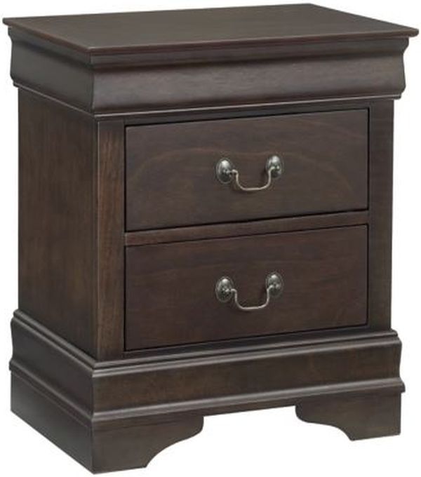 Signature Design by Ashley® Leewarden 5-Piece Dark Brown Queen Sleigh Bed Set-3