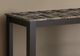 Monarch Specialties Inc. Espresso Marble Top 44"L Accent Table-3
