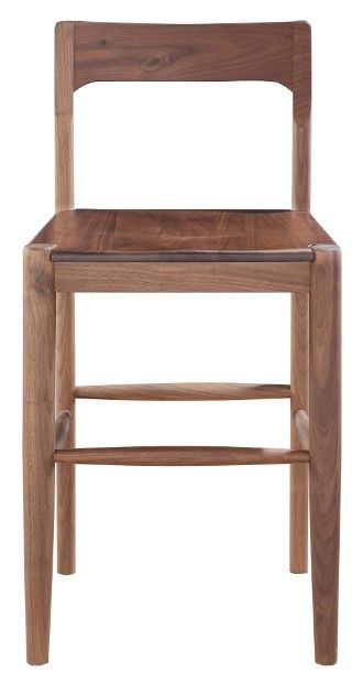 Moe's Home Collection Owing Walnut Brown Counter Stool-1