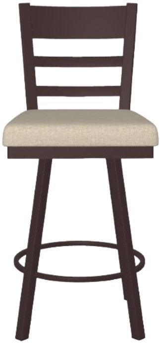 Amisco Customizable Owen Upholstered Swivel Counter Stool-1