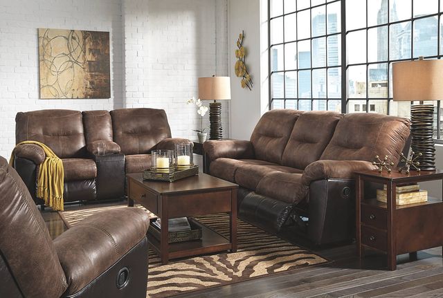 Signature Design by Ashley® Follett Coffee Rocker Recliner-2