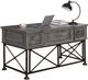 Parker House® Gramercy Park Vintage Burnished Smoke Writing Desk-1