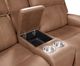 Corinthian Furniture Cason Peanut Power Reclining Loveseat with Power Headrest and Console-3