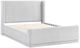 Homelegance® Carmel Light Gray Full Platform Bed-3