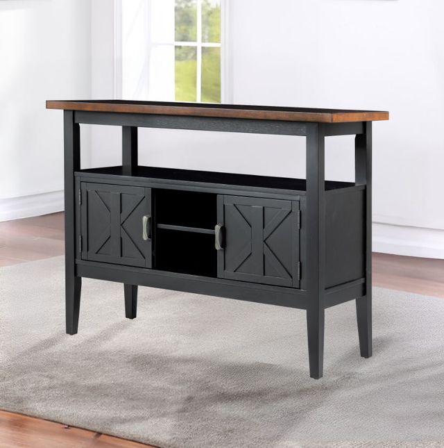 New Classic® Home Furnishings Potomac Black/Brown Server-1