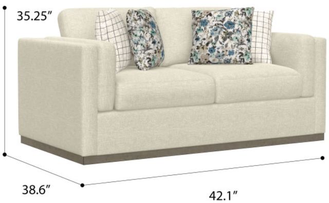 Emerald Home Cecily Cream Loveseat-2