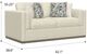 Emerald Home Cecily Cream Loveseat-2
