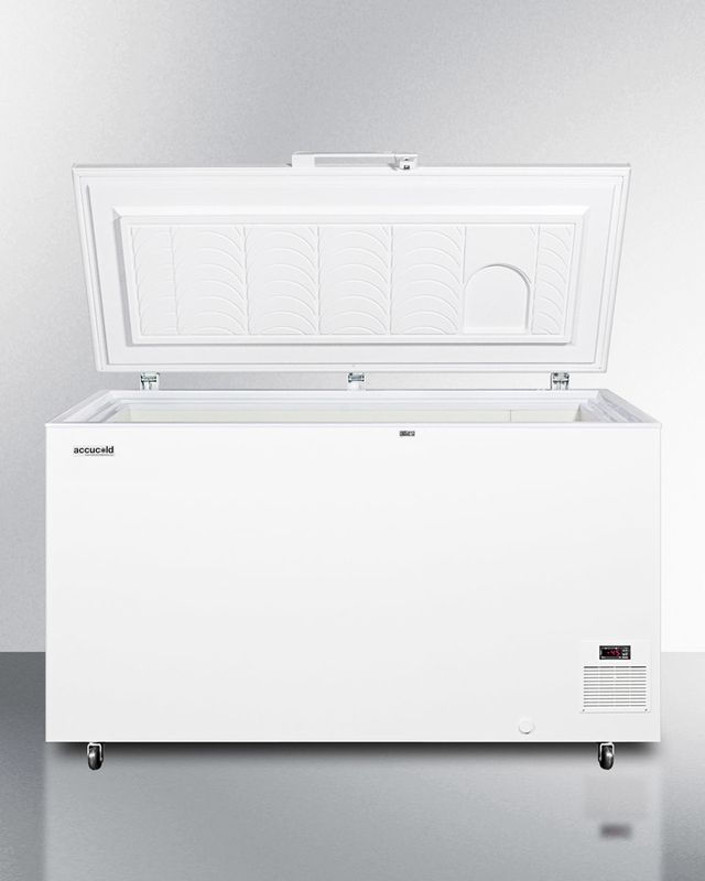 Accucold® by Summit® Commercial 60" 12.8 Cu. Ft. White Chest Freezer-1