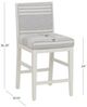Linon Ramsey 2-Piece Gray/White Counter Stool-2