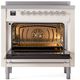 Ilve® Nostalgie II Series 36" Antique White Pro Style Induction Range-2