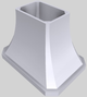 Vent-A-Hood® Designer Series 42" White Island Range Hood-2