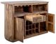 International Furniture Direct Balam Stained Brown Bar-5