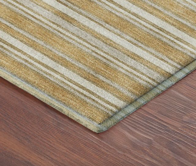 Dalyn™ Rug Company Soft Essentials SE2 Gold 5'x8' Area Rug-4