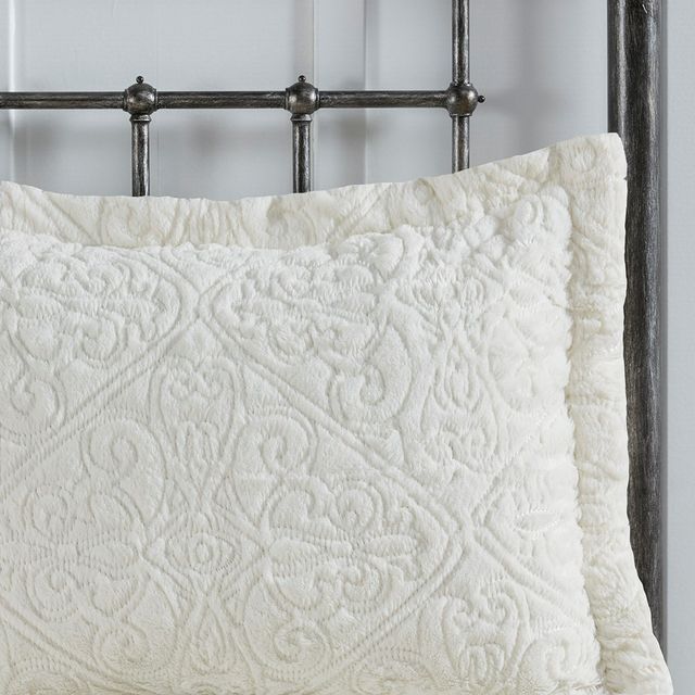Olliix by Madison Park Bismarck Ivory Twin/Twin XL Ultra Plush Comforter Mini Set-3