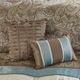 Olliix by Madison Park 7 Piece Blue Queen Caroline Jacquard Comforter Set-2