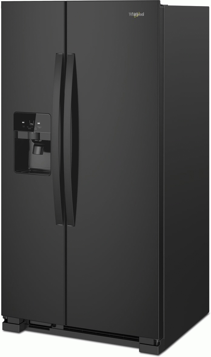 Whirlpool 33 in. 21.0 Cu. Ft. Black Side-by-Side Refrigerator - Thumbnail 3