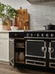 La Cornue CornuFé 110 43" Gloss Black Pro Style Induction Range-3