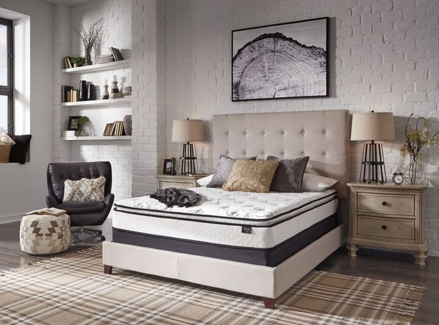 Sierra Sleep® by Ashley® Bonnell 2-Piece 10" Hybrid and Adjustable Base Queen Mattress Set-3