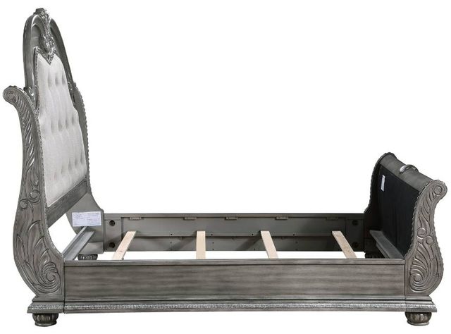 Homelegance® Bennington Gray Queen Sleigh Bed-3