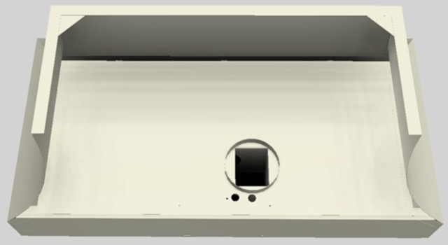 Vent-A-Hood® Designer Series 48" Biscuit Wall Mounted Range Hood-3