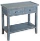 Sunny Designs™ Ocean Blue 2-Drawer Side Table with Shelf-0